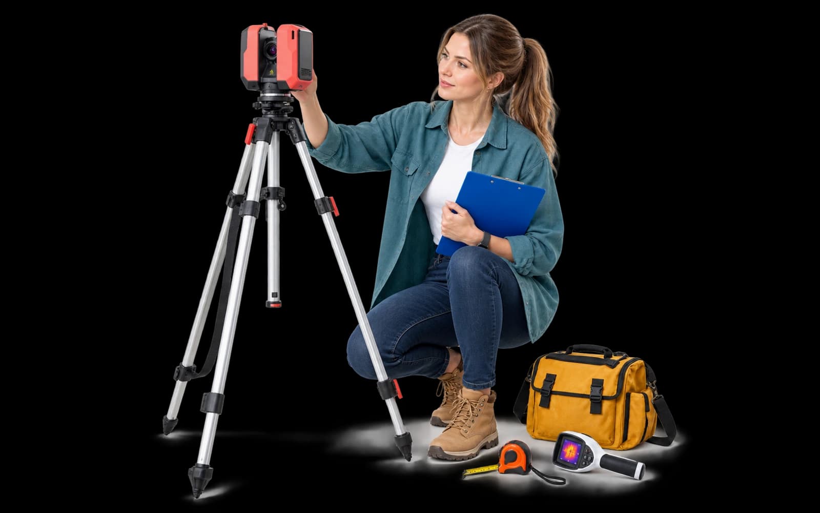 Vor-Ort-Bewertung mit Laserscanner, Wärmebildkamera und Prüfunterlagen