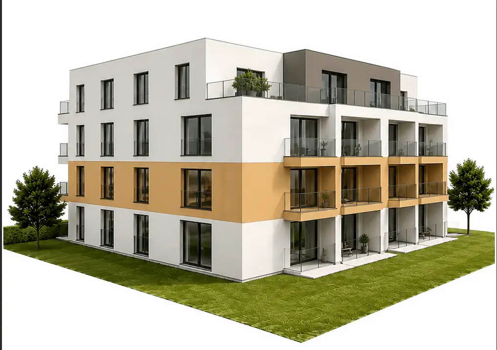 Lage der Wohnung im 1. Obergeschoss