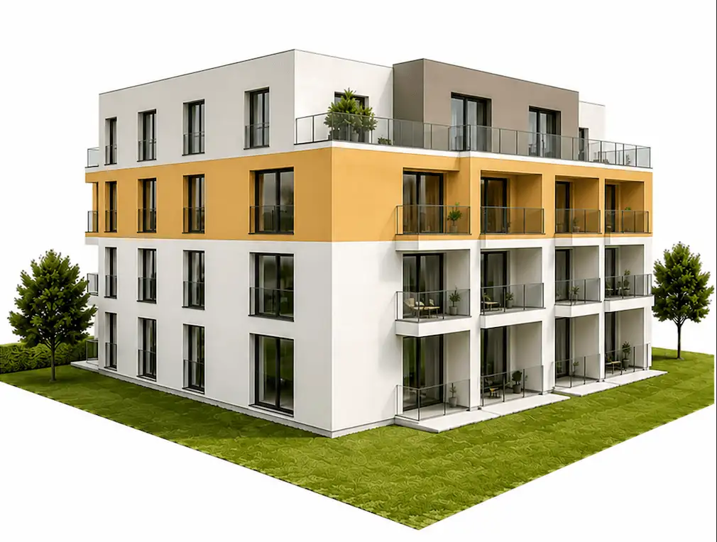 Lage der Wohnung im 2. Obergeschoss